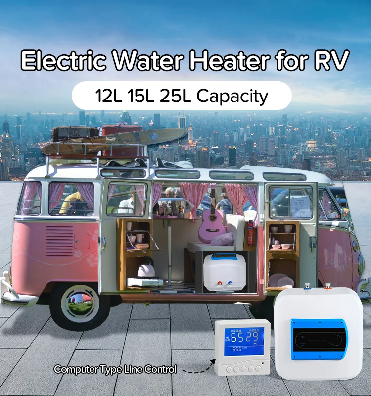 Factory Sale 1 Year Campervan Camper Van Hot Tank Rv Storage Electric Water Heater For Touring Car