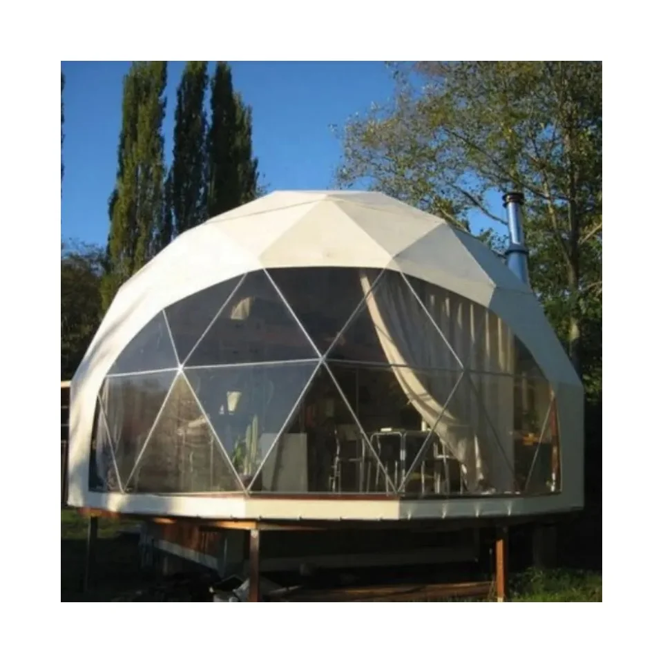 Large Dome Tent Outdoor High Quality Fast Build White Durable Geodesic Dome Tent Outdoor Hotel for Sale