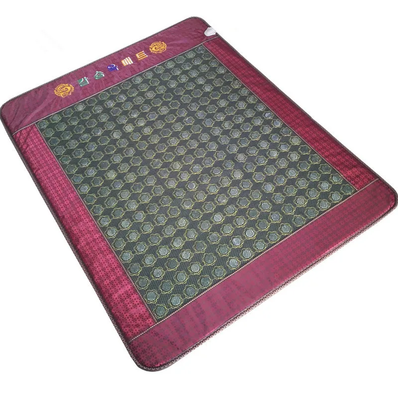 Wholesale Tourmaline Massage Bed Mattress Infrared Jade Stone Heating Mat Pad for Health Care