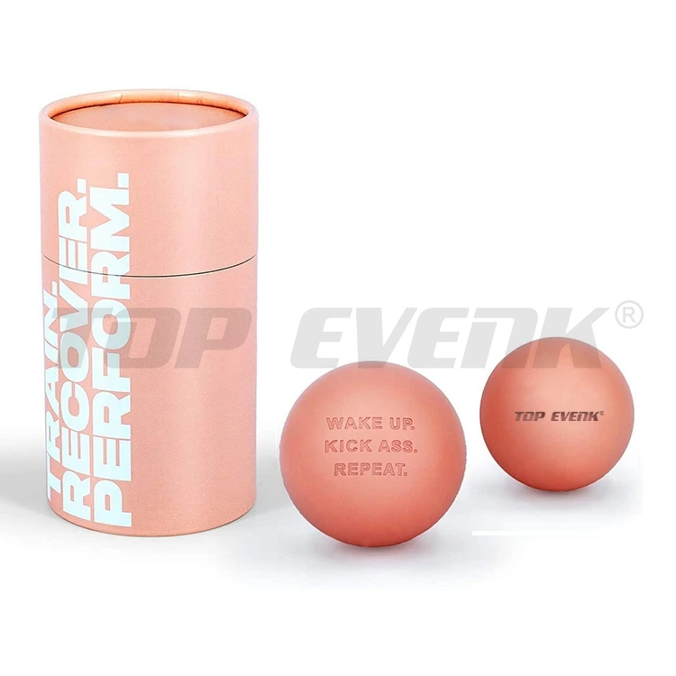 Изготовленный на заказ логотип размер высокое качество красочные официальные силиконовые Лакросс массажный мяч для ног