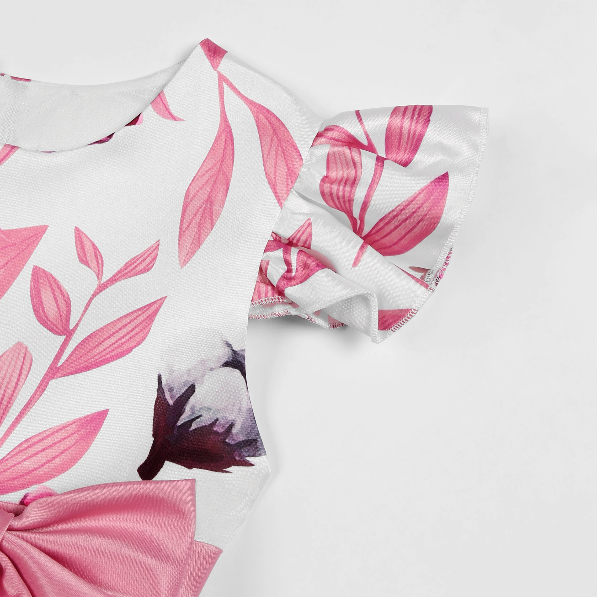 Goodada Garment Printing Flower Baby Girls Wedding Dress Girl Formal Dresses Baby Frock Party Wear 3-10 Year Girl Birthday Dress