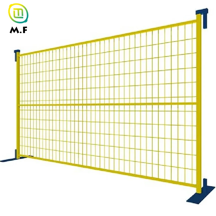 Portable Removable Canada Standard Construction Site Hoarding Temporary Fence Panel 6x12 Temp Metal Fencing