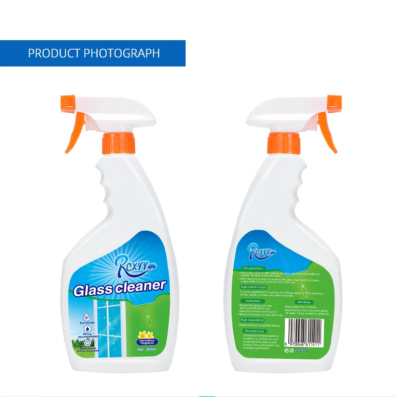 Wholesale factories 20L 25L Barrels Car windows Strong Decontamination Glass Cleaner Liquid Spray For Household