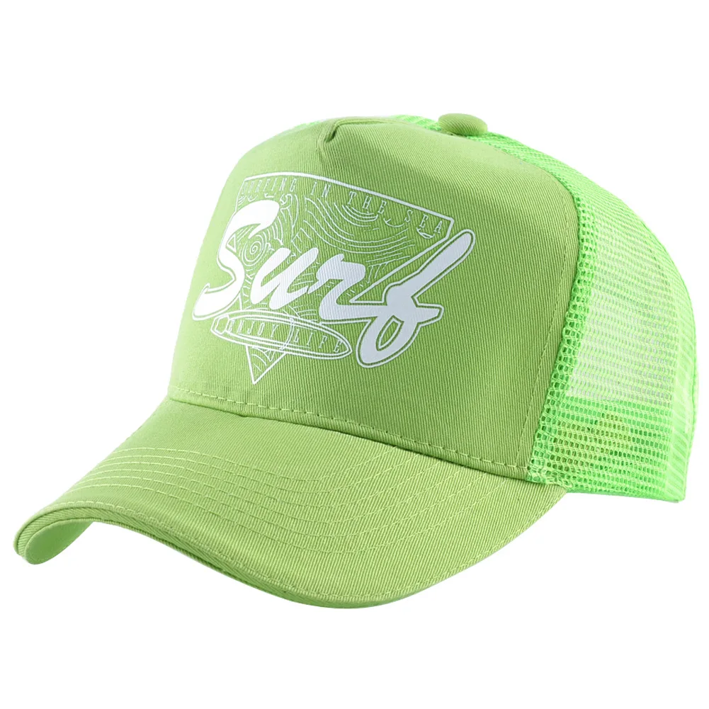 Embroidery 6 Panel Mesh Trucker Cap Custom Patch Trucker Hats