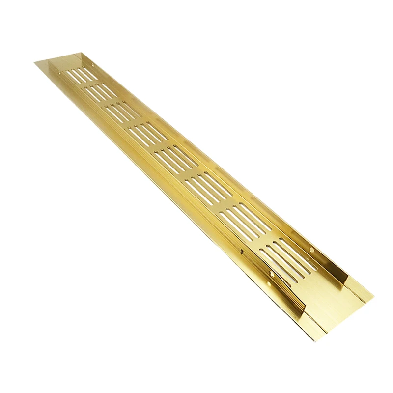 JIAXIN 50mm width aluminum air ventilation grille for kitchen cabinet cupboard and office desk