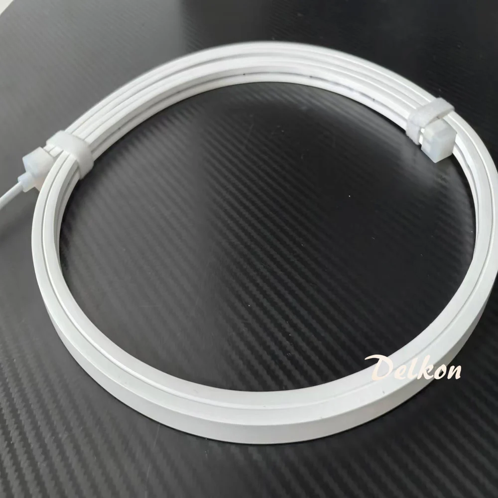 NF1010T Dotfree  CRI 90 Silicone Extruded Neon Strip Light IP67 Waterproof Topview Neon Flex 24V 10*10mm LED Neon Strip Light