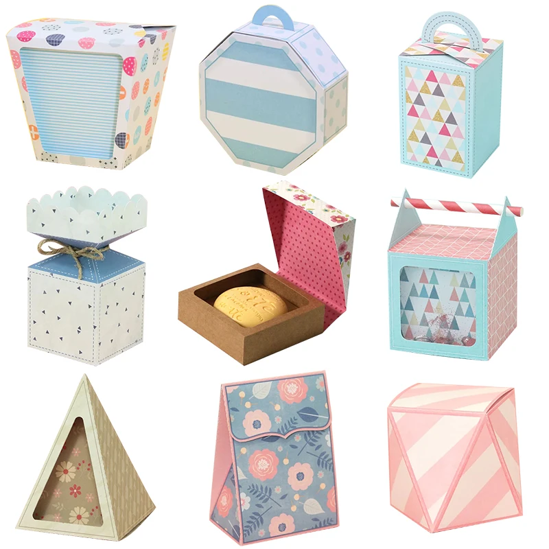 White Gift Box Packaging Customized New Year Decorations Wedding Gifts For Guests Candy Box Baby Shower Party Small Boxes