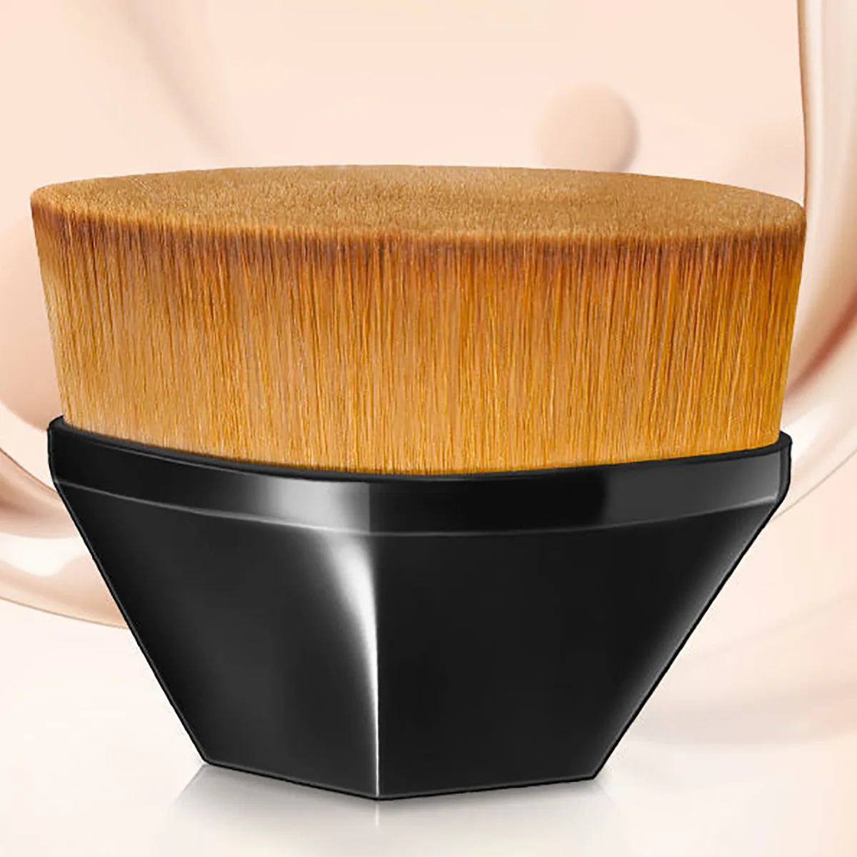 Customized Black Magic Makeup Foundation Brushes Private Label  kabuki flat top Makeup Brush High Quality