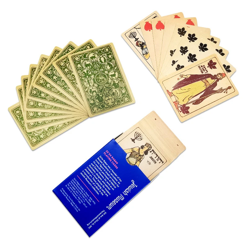 Custom Logo 300gsm Paper Poker Card Printed Advertising Souvenir Playing Cards with Glossy Plastic Surface for Games