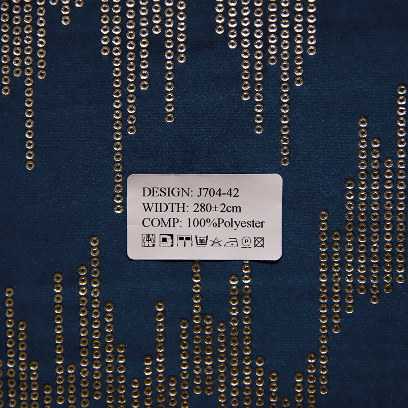 JES High quality 280cm cheap luxury window curtain fabric in stock