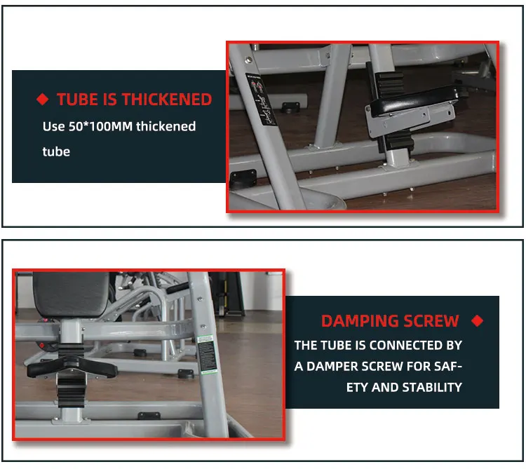 BunnyHi TBXL007 Horizontal Hammer Strength Vertical Leg Press Hack Squat Machine Leg Press