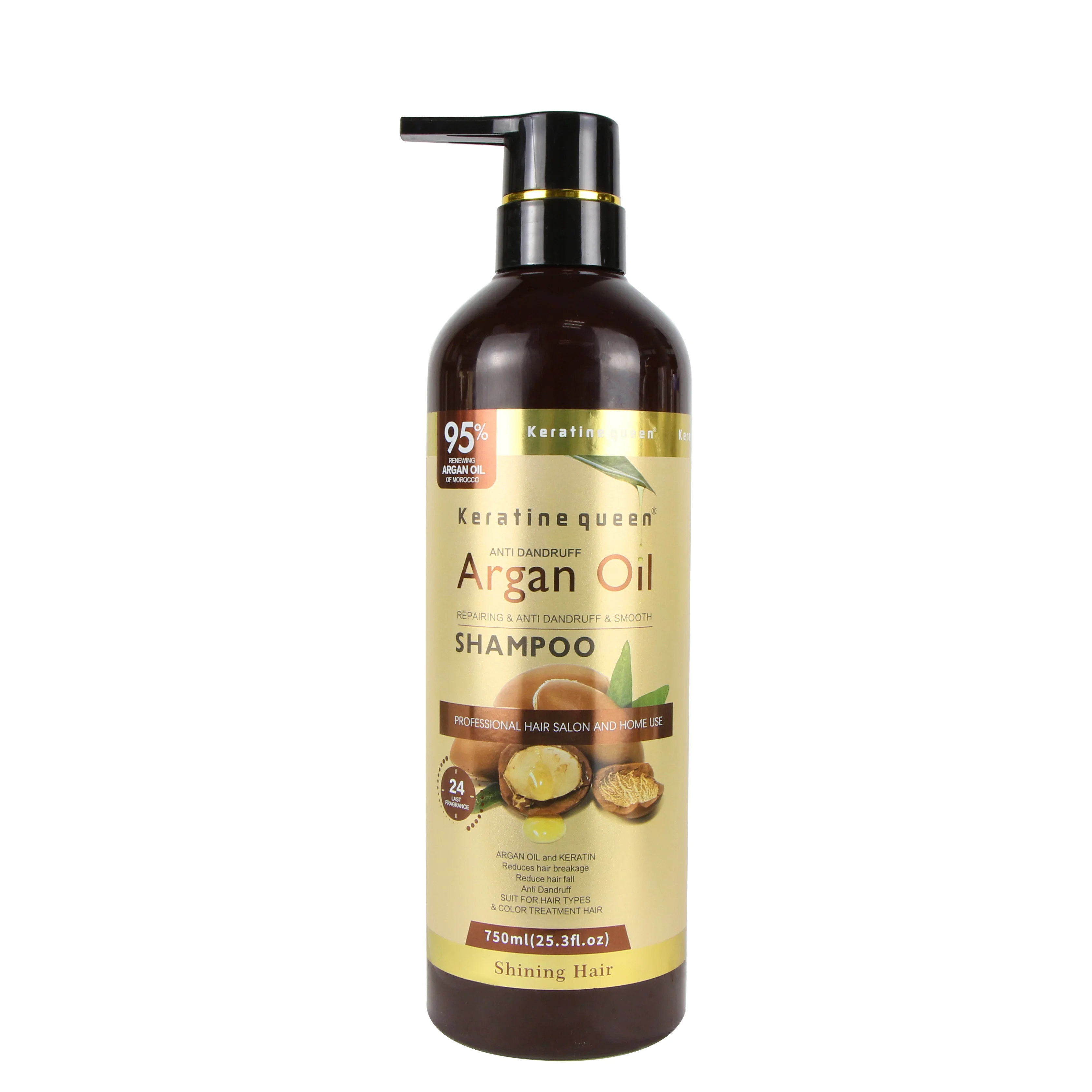 Custom Logo Pure Argan Organic Moisturizing soft Argan Oil hair Shampoo And Conditioner set