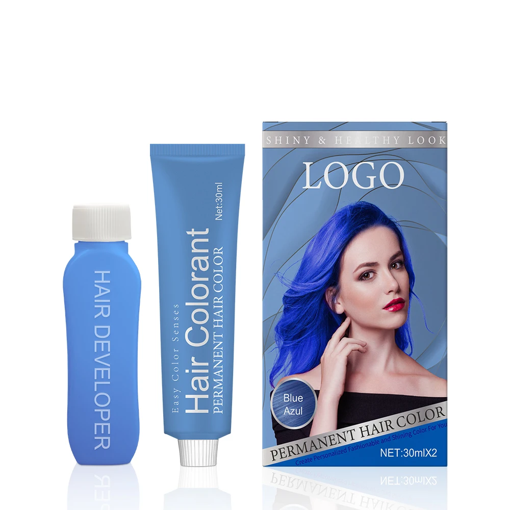 Wholesale Nature Professional Private Label PPD Free And Ammonia Free Permanent Hair Dye Color Cream