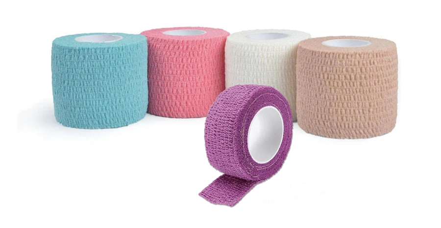 Medical Synthetic Fiberglass Polyester Material Casting Tape Self-adhesive elastic bandage