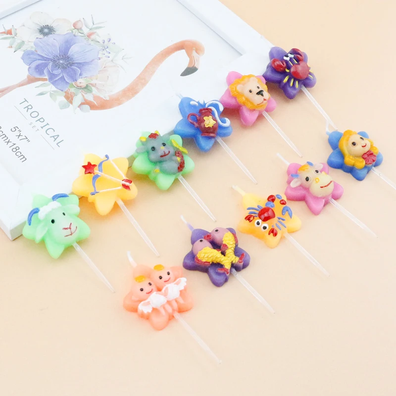 Factory Sale Wax Shaped Party Decorative Candles For Birthday and Wedding