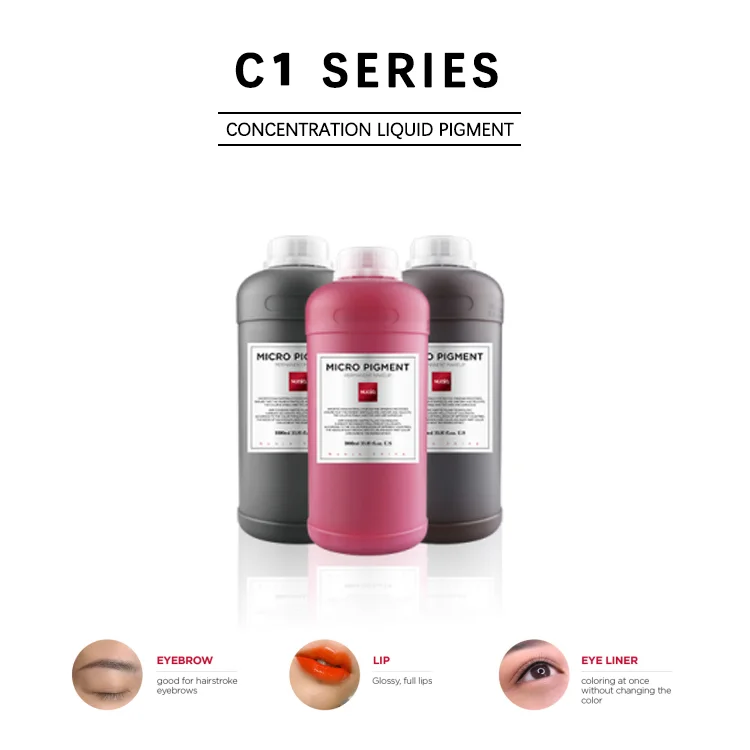 NUOJO OEM Permanent Makeup Pigment For Lip Eyebrow Eyeliner Concentrate  Liquid ink