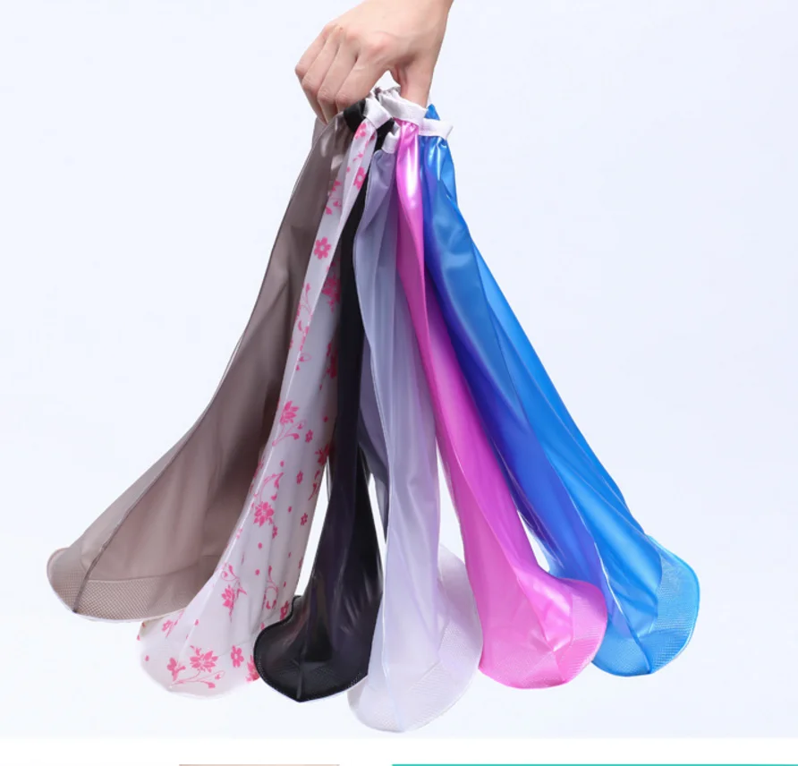 
Rain-proof shoe cover male and female students high tube long tube waterproof rain 