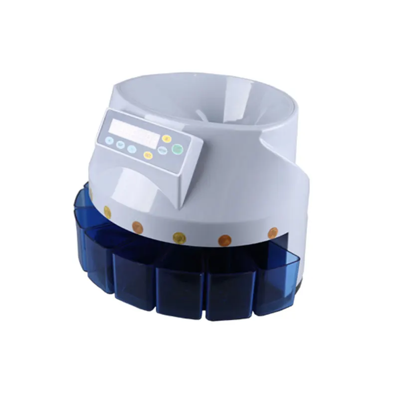 CS-5507-2 Euro Coin Counter Sorter LED Display for Easy Viewing  Industrial coin counting machine coin money counter
