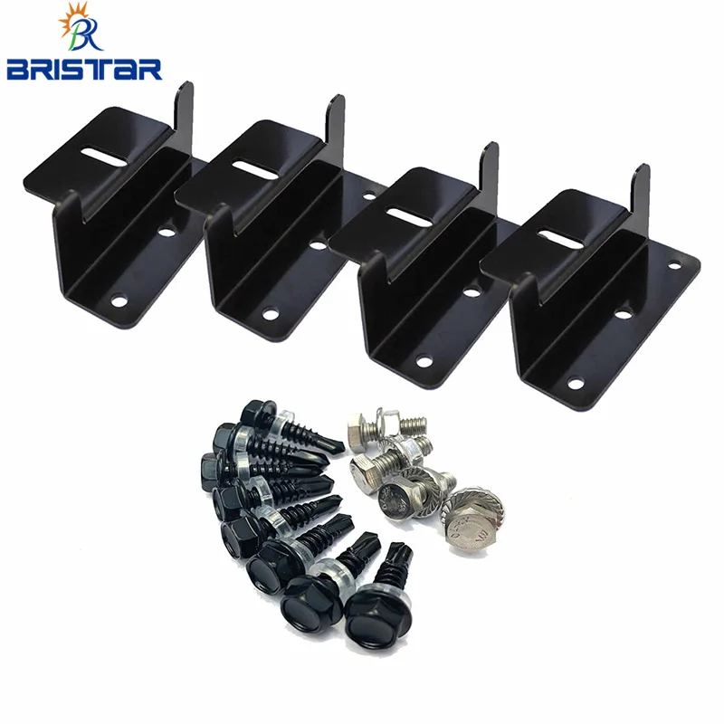 BRISTAR Factory Supplying Camper Roof Rv Solar Panel System Marine Boat Easy Install Z Shape Hardware Brackets