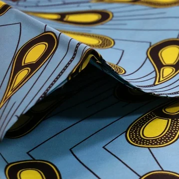 Best Price Wholesale African Wax Print Fabric Hollandais 6 Yards