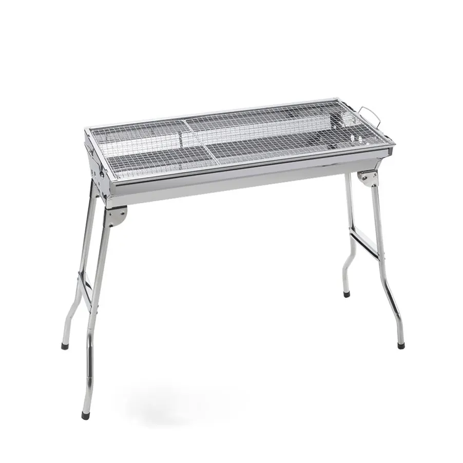 Hot sales  portable  stainless steel charcoal bbq grills barbecue grill outdoor For Camping