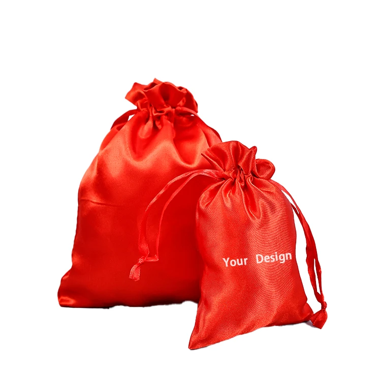Satin Pouch Jewellery Satin Silk Jewelry Pouch Custom Satin Silk Pouch Gift Bags