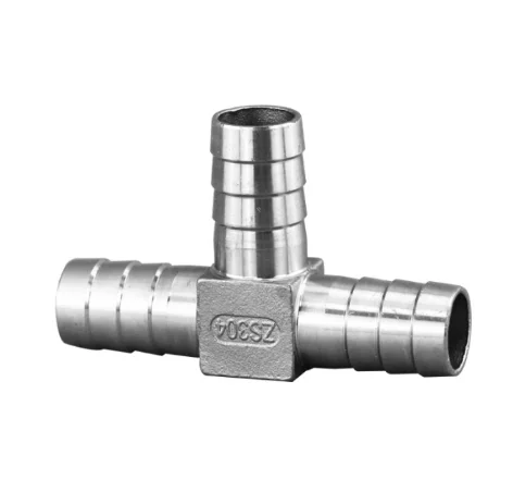 Low price stainless steel hose barbs 3-way T-tee T-barbs  combined home brewing accessories
