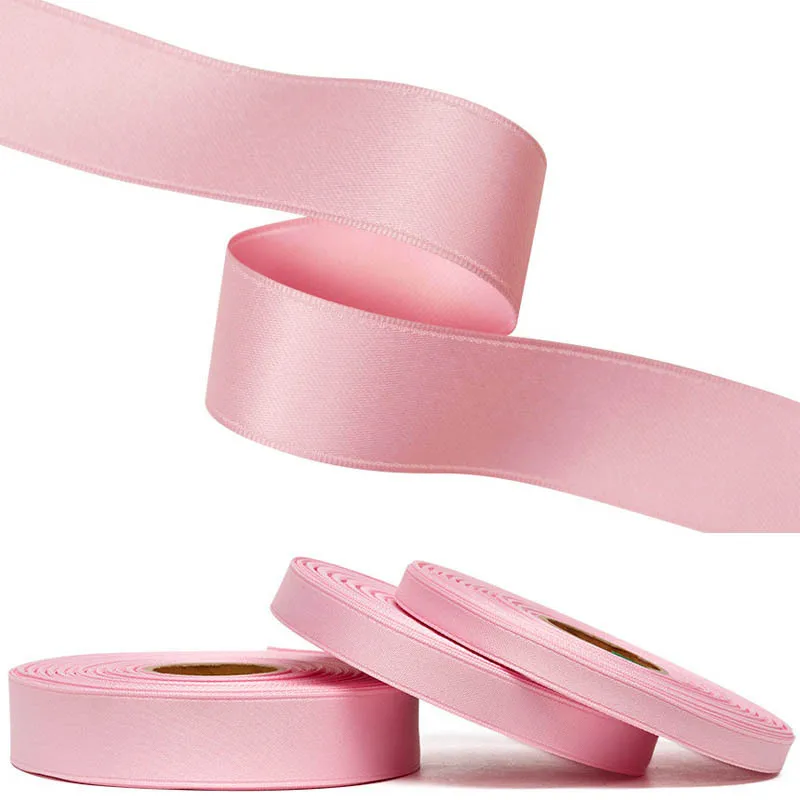 Hot sell korea single face double face 100%polyester silk satin ribbon wholesale satin ribbon suppliers