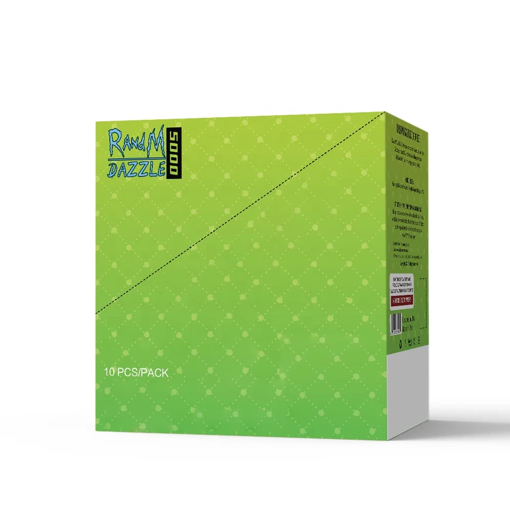 2021 New Arrival Customize RandM Dazzle 5000 Empty Box