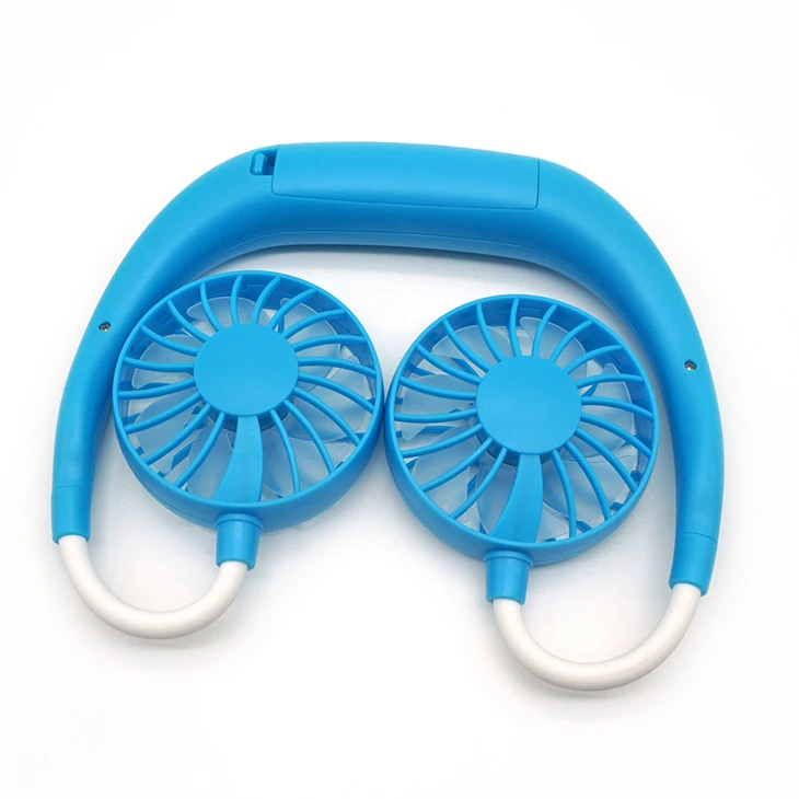 Hands-free Mini Portable USB Rechargeable Outdoor Sports Lazy Hanging Neck Band Portable Fan