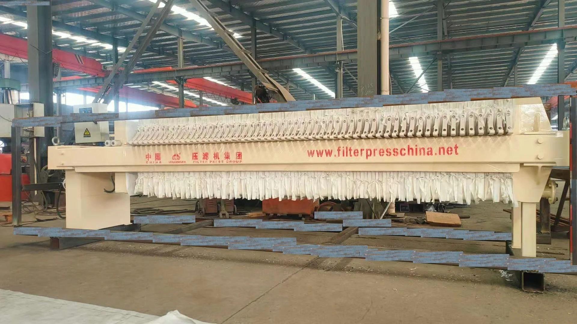 Recessed Plate Filter Press for Wastewater Treatment in Chemical Complex on Production Factory of Complex Mineral Fertilizers