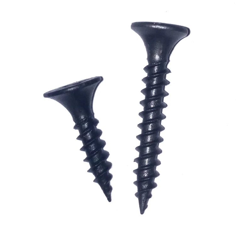 china manufacturers coarse thread drywall screw tornillios black
