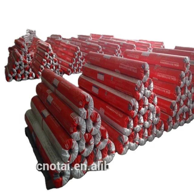 Pre-applied  HDPE water proof membrane with granules adhering to concrete waterproof basement walls