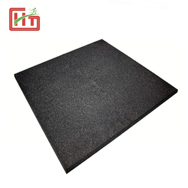 Heavy Duty Commercial Rubber Gym Flooring Tiles 1m x 1m x 20mm Floor Matting - Commercial Garage and Home Fitness Gym Floor Mats