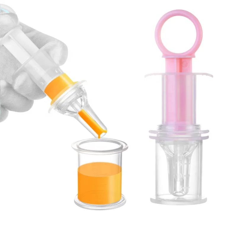 OEM/ODM Baby Medicine Dispenser with Oral Syringe Pediatricians Tested Feeder Baby Oral Medicine Feeder with Pacifier Head