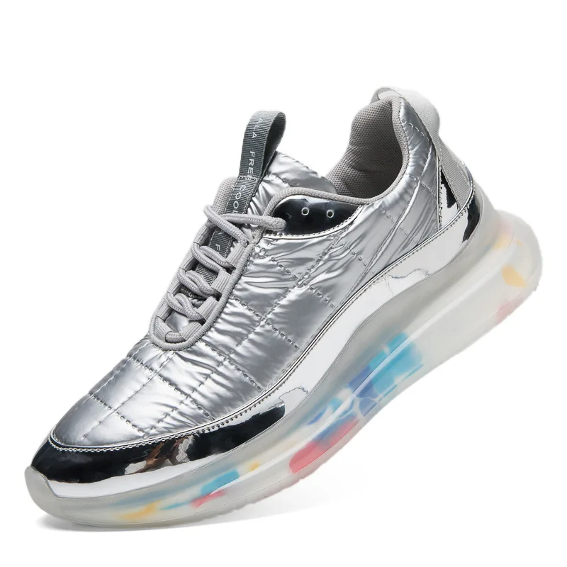 Waterproof Casual Shoose Men Classic Running Sneakers Fashion Pu Upper Keep Warm Winter Shoes For Men