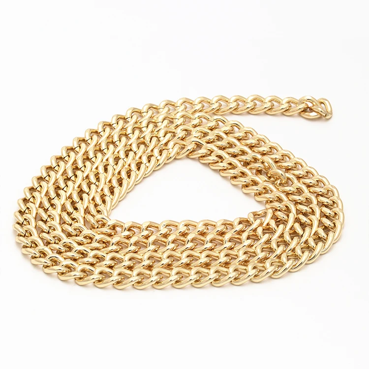 Cheap price heavy duty chain link fencing galvanized Metal handbag chain 	Bag chain strap