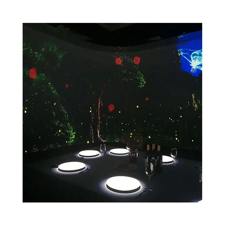 Interactive Projection Touch Media Wall Multitouch Holographic Immersive 3D Display Dynamic Immersion Restaurant