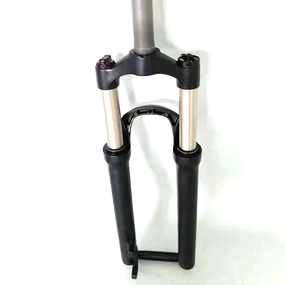 2021 New Designed Black Orange with White Aluminum Alloy Convenient and Shockproof Bicycle fork Suspension Air