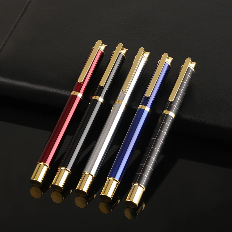 Factory Price Stationery Goods China Custom Metal Rollerball Pens Varierty  Bleu Red Pen with OEM Logo