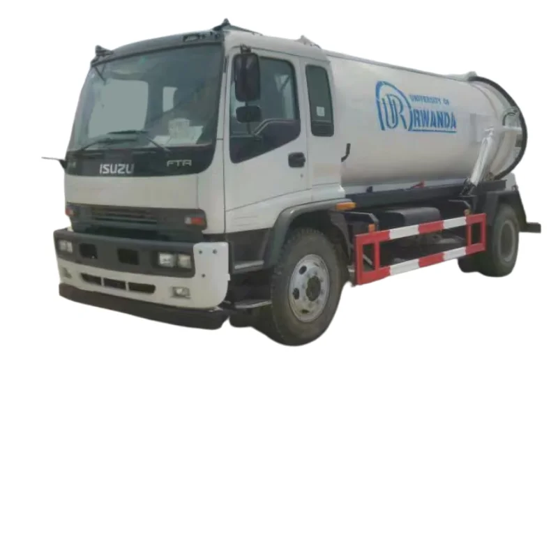 Best selling new refined ISUZU 190hp 6000L Vacuum Sewage Pump Suction Tank 1500gallons septic tanker truck LHD RHD