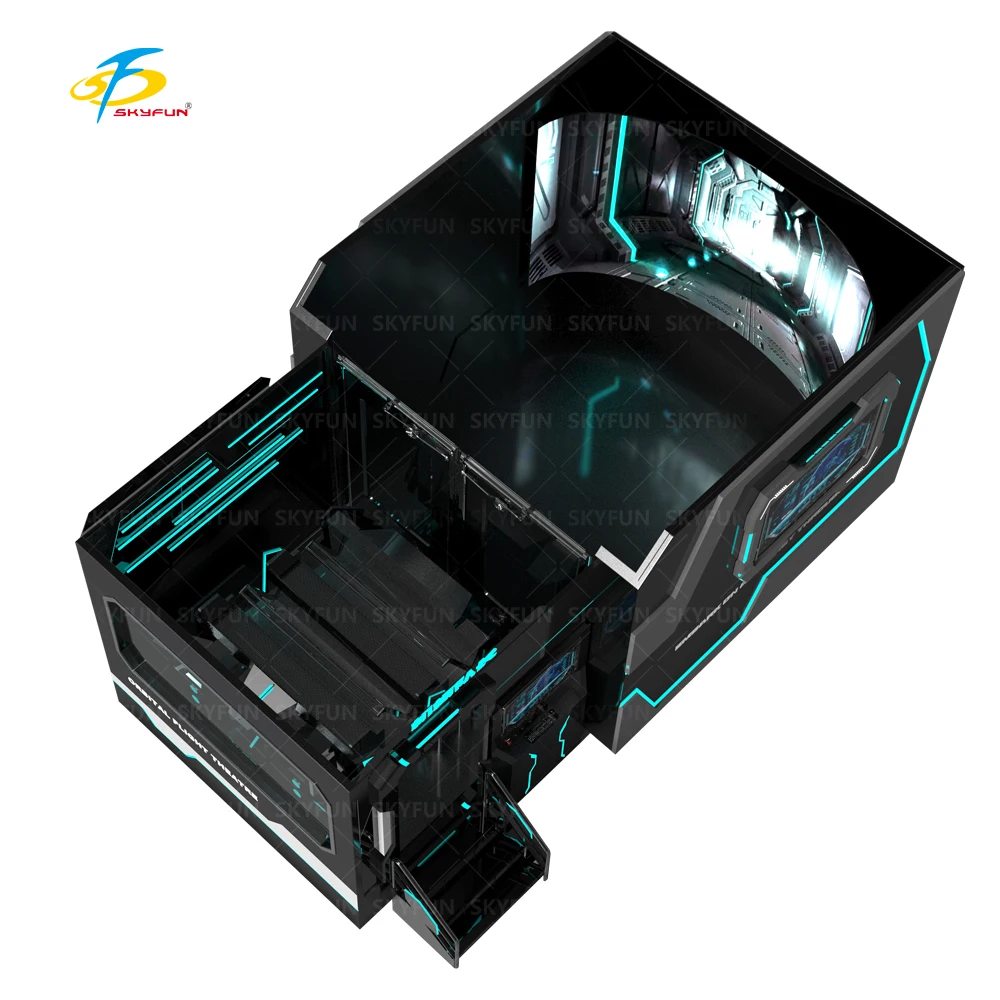 New Invention Custom Seat Immersive 3D Naked Track Theatre Professional Flying Cinema For Sale