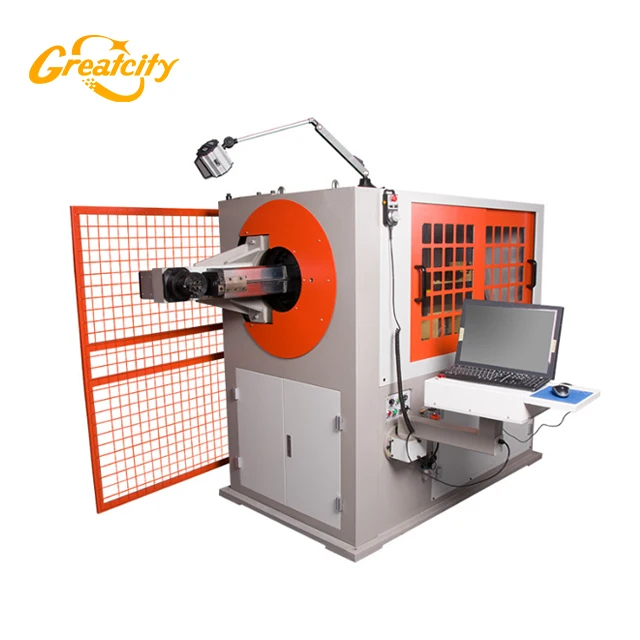 Factory price CE quality CNC servo Automatic 3D wire hook Bending Forming Machine