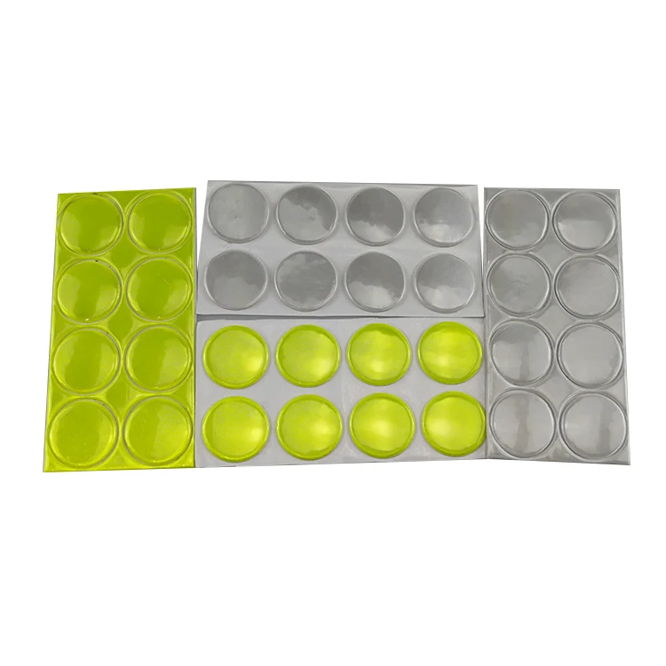 High Visibility PVC Reflective Dot Stickers for Motorcycle Helmet