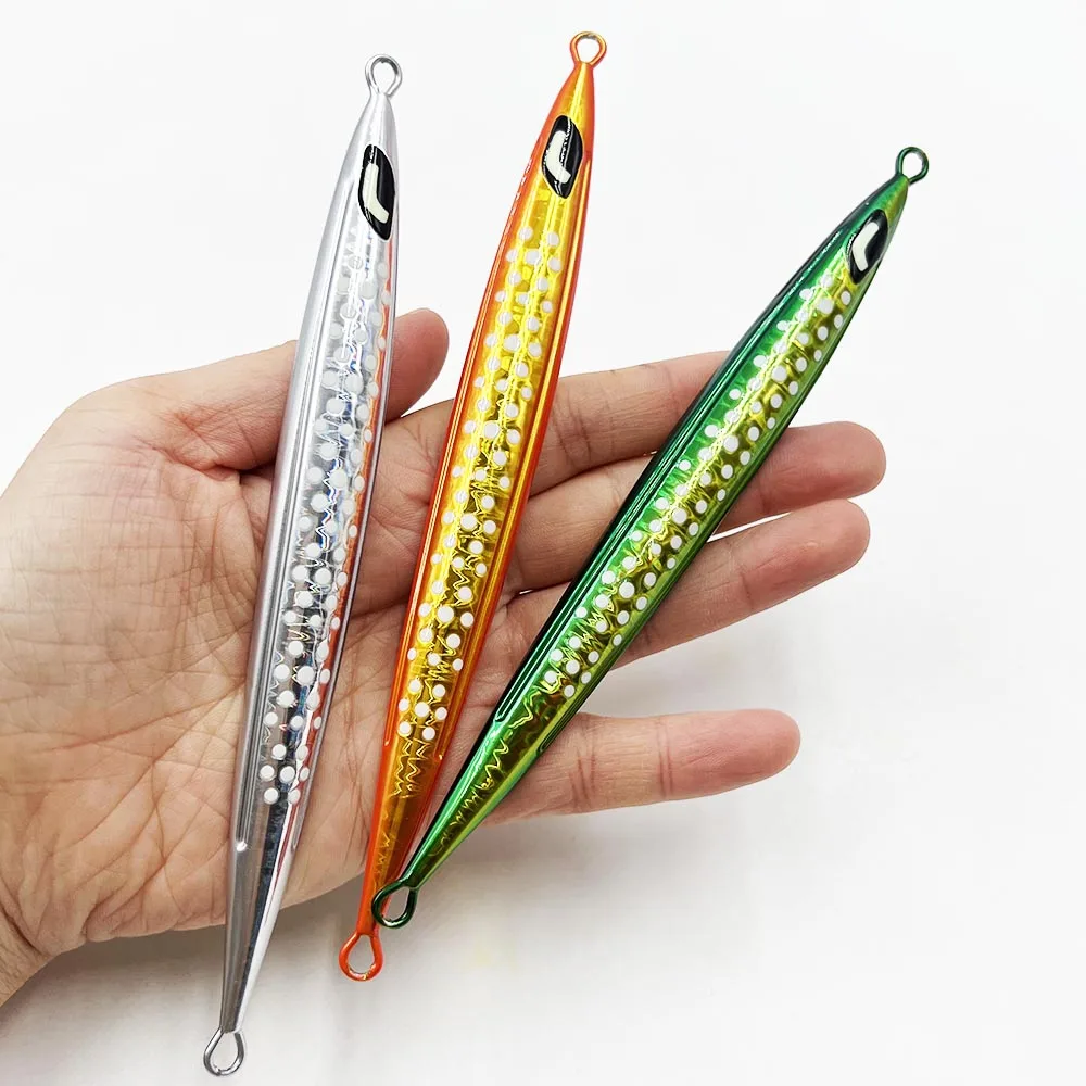 Alpha Super Glow Fishing Metal Lures Fast Sinking Artificial Fishing Hard Baits Metal Jig