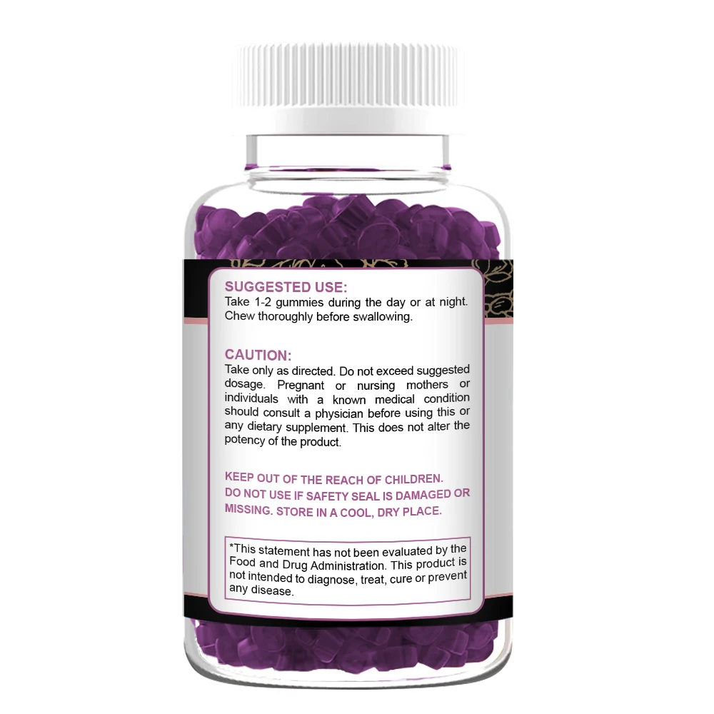 Wholesale Supplements Boost Strength Endurance Improve Immune System Adrenal Support Ashwagandha Gummy