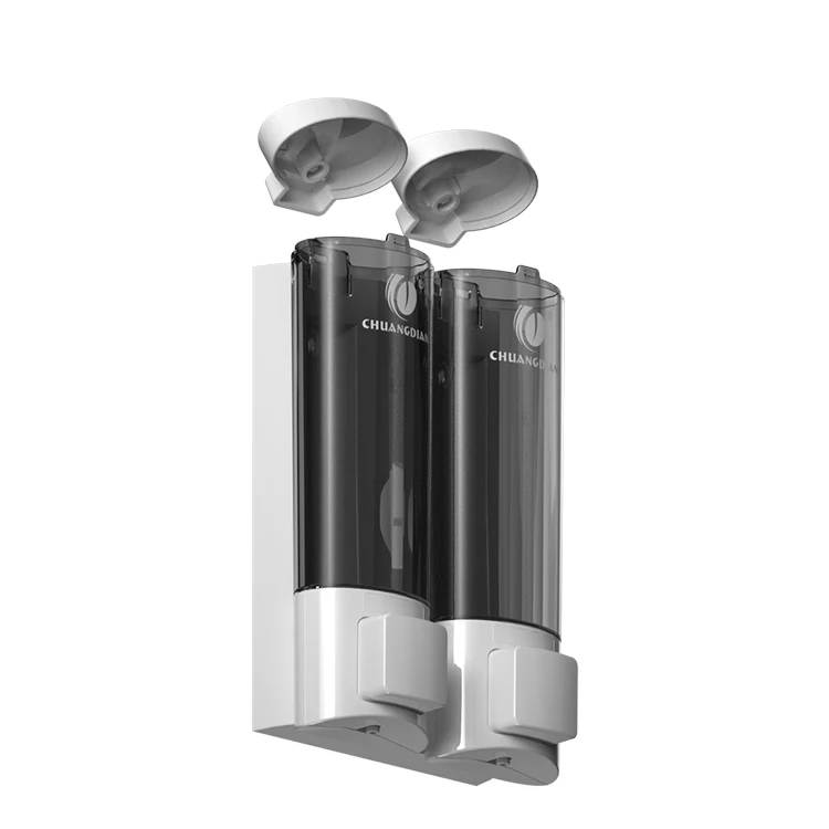 CD PANG hand wash liquid wall mounted liquid soap dispenser 200ml*2 manual liquid soap dispenser