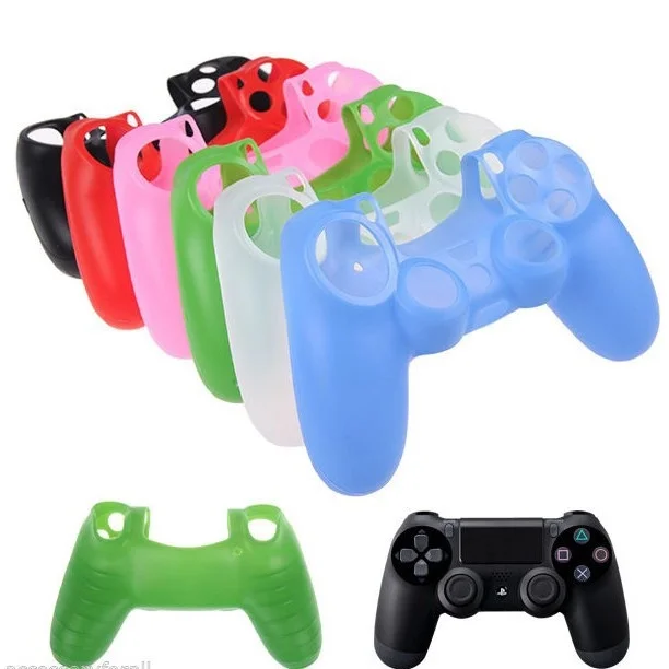 
For PS4 Gamepad Silicone Cover Rubber camouflage Case Protective Cover for Playstation 4 Controller Controle Joystick 