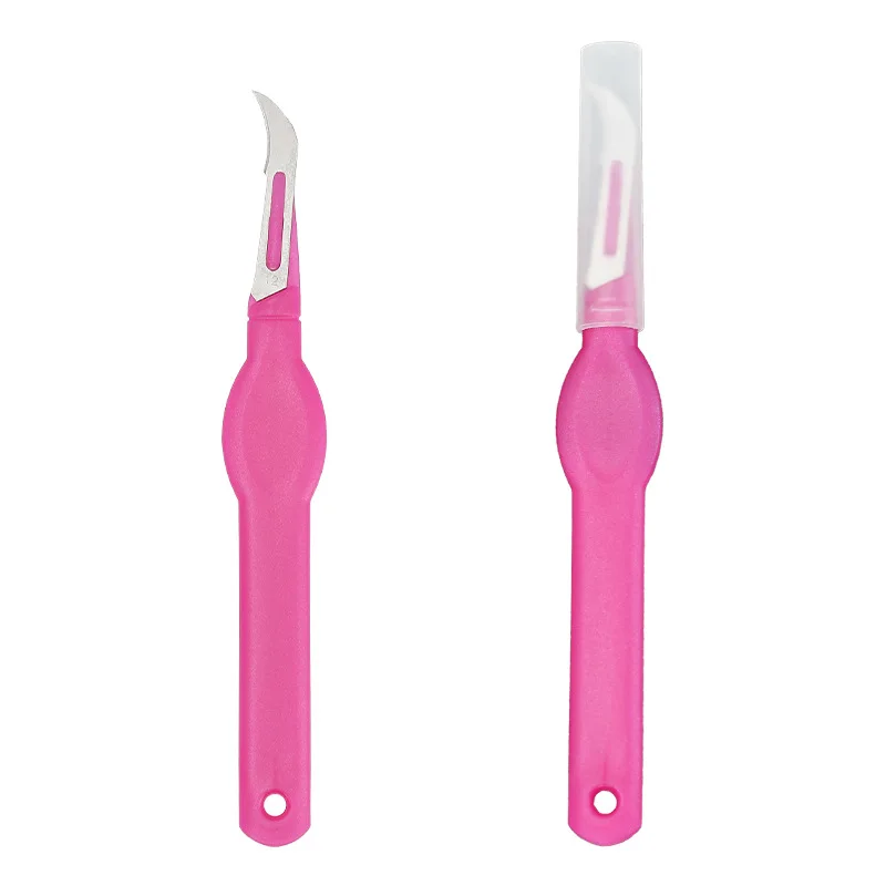 New pink plastic DIY sewing tools accessories thread-breaking knife thread cutters sharp seam ripper