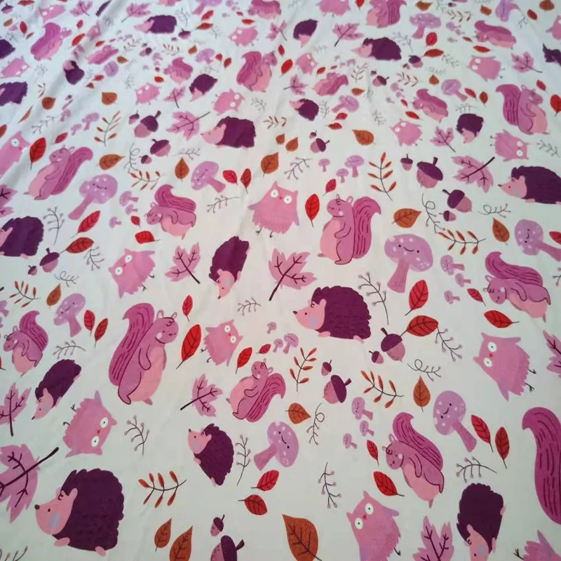 Wholesale China Supplier Printed 95%Modal  5%Spandex Modal Lycra Fabric For Soft Stretch Dress
